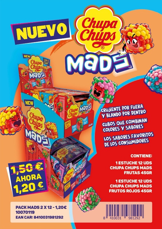 CHUPA CHUPS PACK MADS 1,20