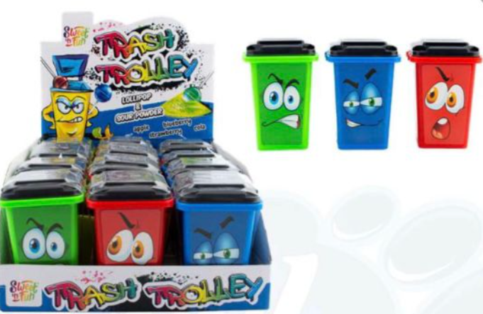 TRASH TROLLEY CUBO BASURA