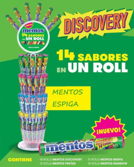 MENTOS DISVOVERY ESPIGA