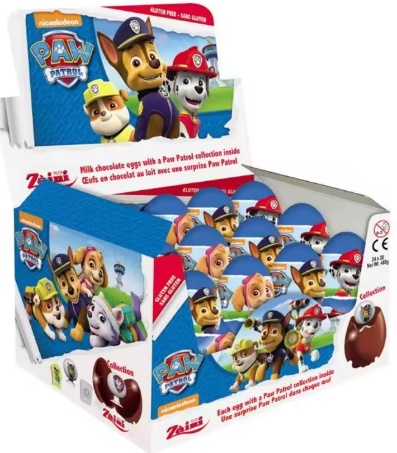 HUEVO PLASTICO PAW PATROL
