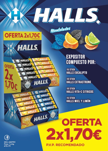 LOTE HALLS MIX 2X1´70 INVIERNO