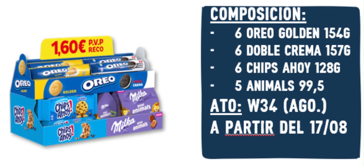 EXP. OREO CHIPS AHOY MILKA